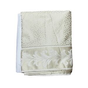 J Queen Ivory Marquis Bed Skirt King Satin Printed Luxury Designer Bedding